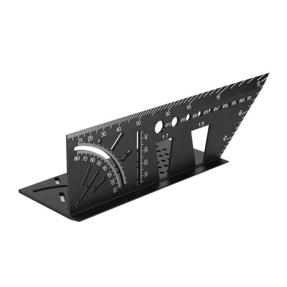 Portable Straight Carpenter Square CX300-2 Woodworking Scribing Ruler Aluminum Alloy Measure Marking Tool 0.1mm Accuracy Portable Straight Carpenter Square CX300-2 Woodworking Scribing Ruler Aluminum Alloy Measure Marking Tool 0.1mm Accuracy